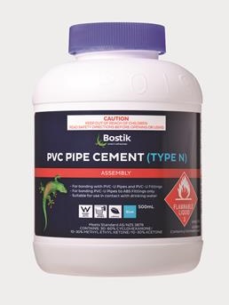 250ml Blue PVC Pipe Cement - Click Image to Close
